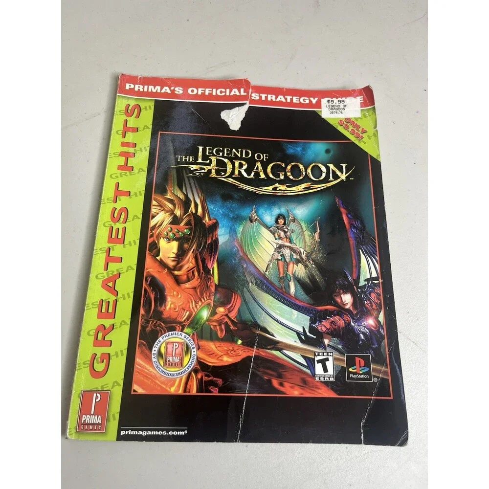 Legend of Dragoon Prima Official Strategy Guide Sony PlayStation PS1